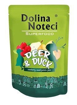 Dolina Noteci Superfood - jelen in račja - mokra pasja hrana - 300 g
