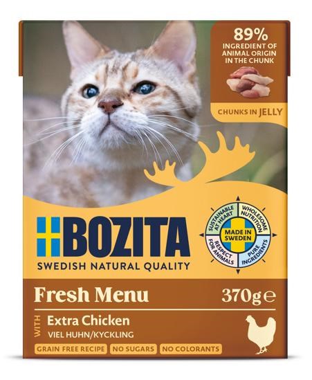 BOZITA Piščanec v želeju - Mokra hrana za mačke - 370 g