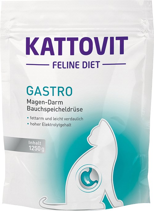 Kattovit Gastro 1.25kg suha hrana za odrasle mačke z zelenjavo