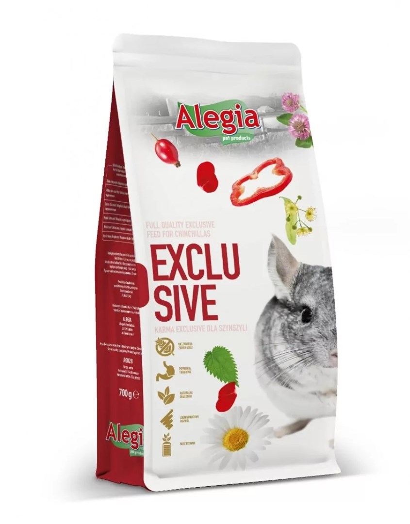 ALEGIA Exclusive Chinchilla - hrana za činčile - 700g