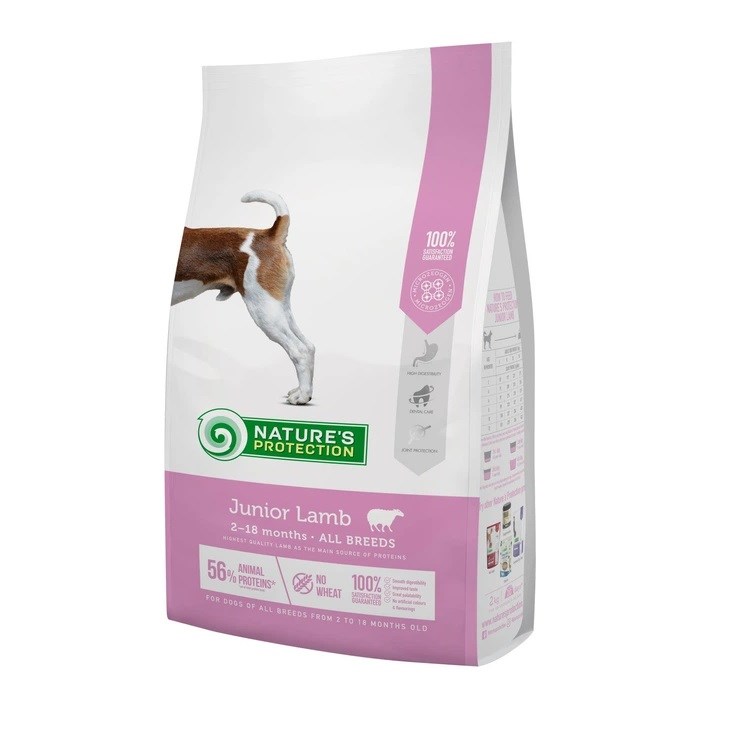 NATURE'S PROTECTION Junior Lamb - suha hrana za pse, 7,5kg