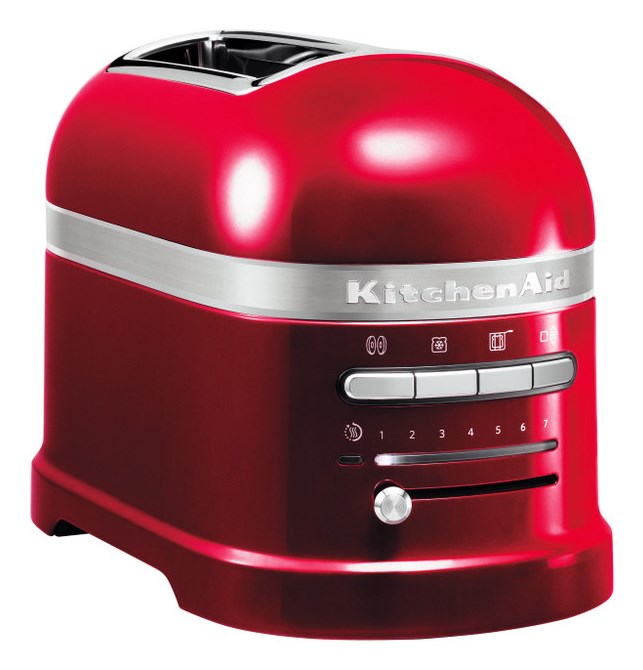 KitchenAid 5KMT2204ECA toaster, 2 reži, 1250 W, rdeč