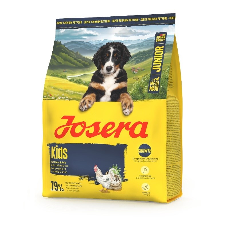 JOSERA Kids Medium/Max Piščanec - suha hrana za pse, 3 kg