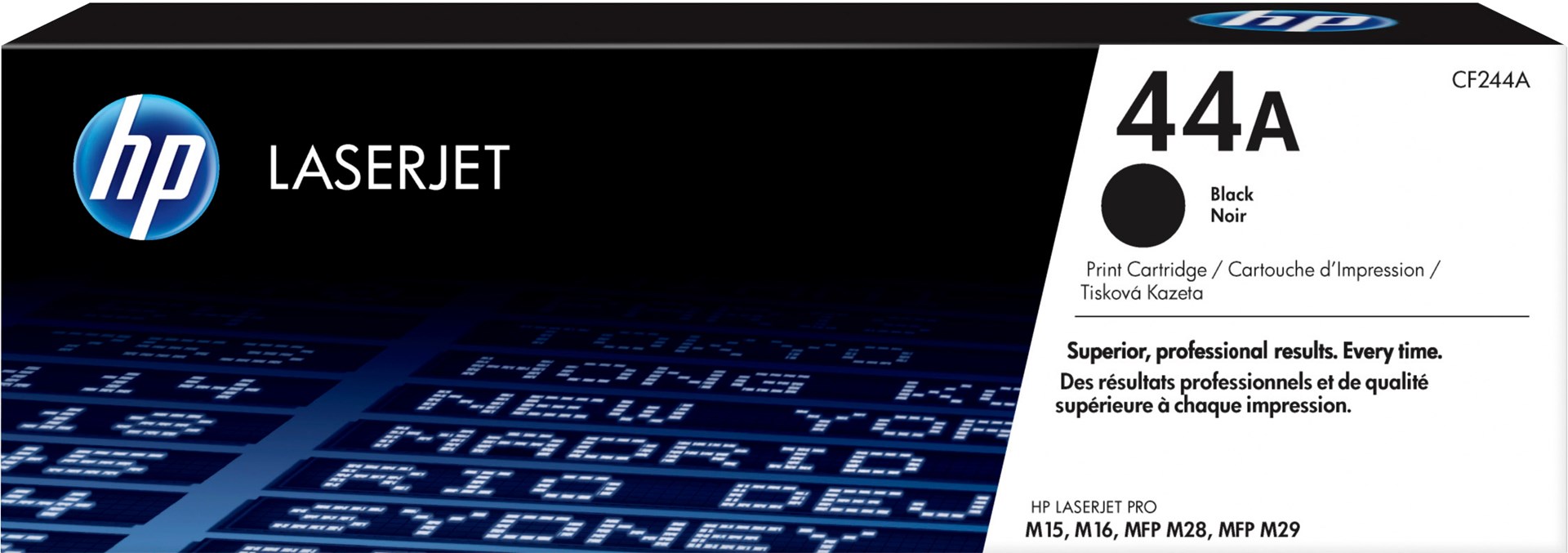 HP 44A Original LaserJet Toner Cartridge, Črna, Standardni Izkoristek