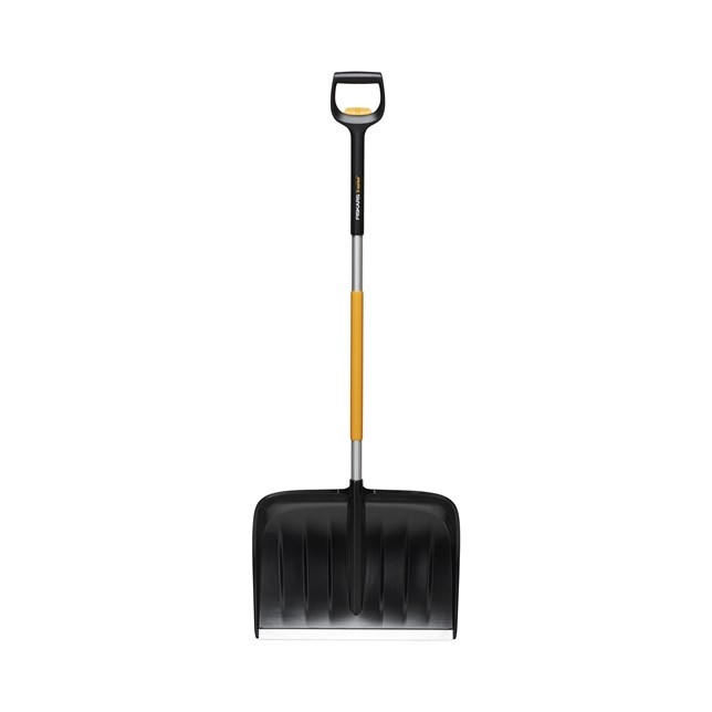 Fiskars 1057189 lopata za sneg, kovina, črna/oranžna
