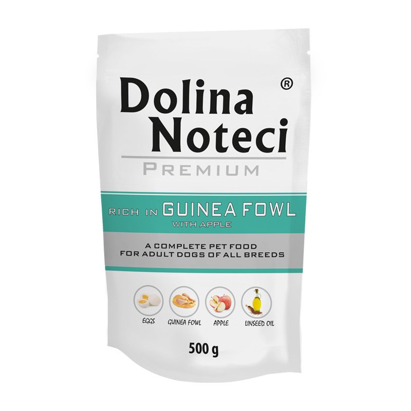 Pasja mokra hrana DNT Premium, piščanec z jabolkom, 500 g