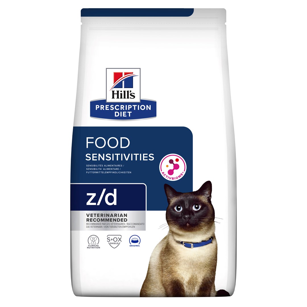 Hrana za mačke Hill's Prescription Diet z/d, 3kg, za preobčutljivosti