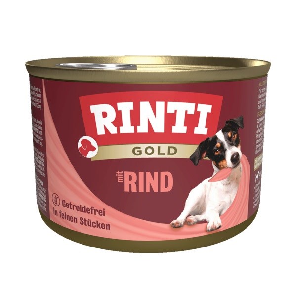 RINTI Gold Goveje - mokra hrana za pse - 185g