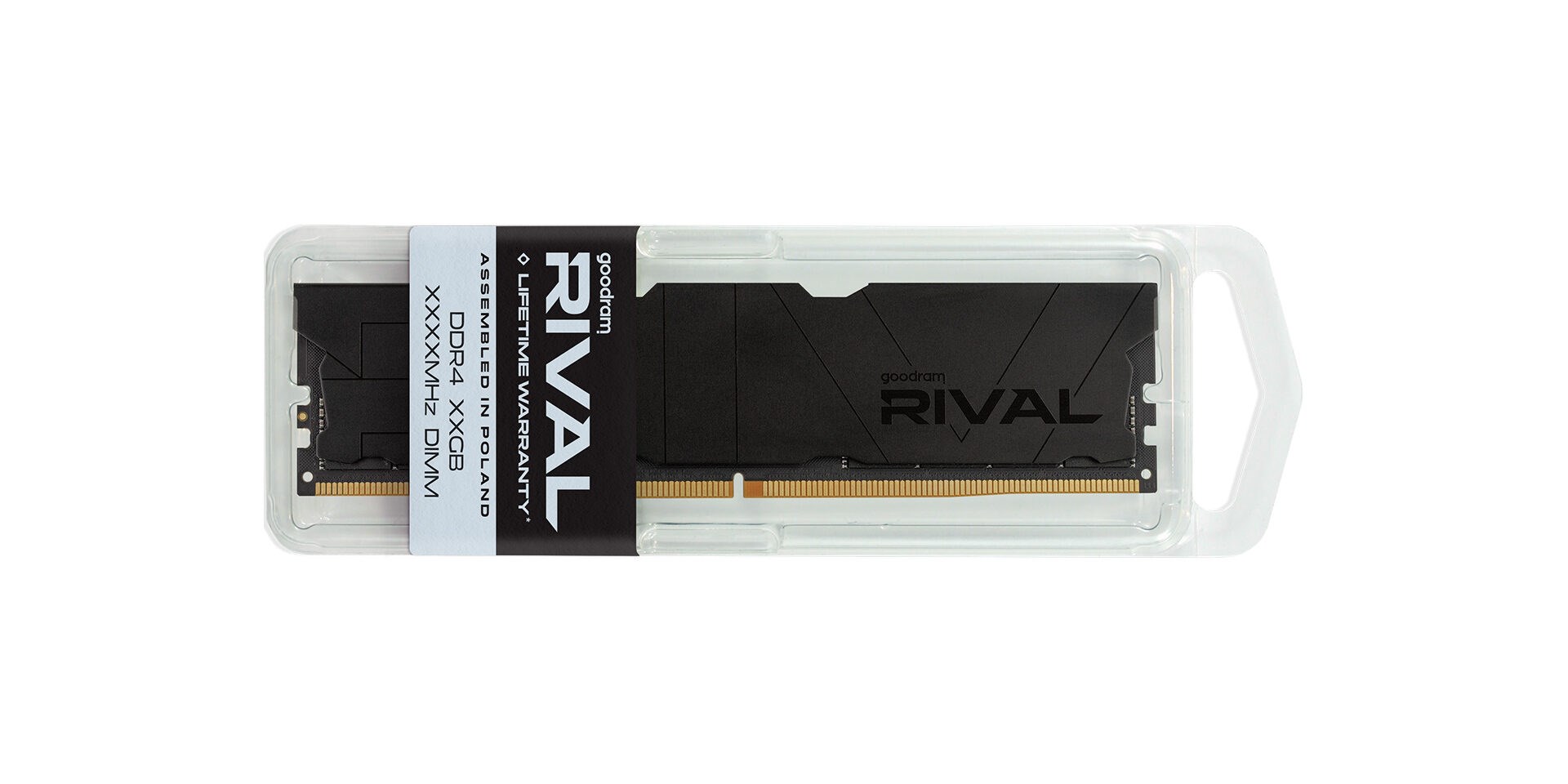 DDR4 16GB 3600MHz UDIMM GOR RIVAL spletno pomnilniški modul, črn