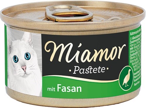 MIAMOR Pašteta za mačke, s fazanom, 85g
