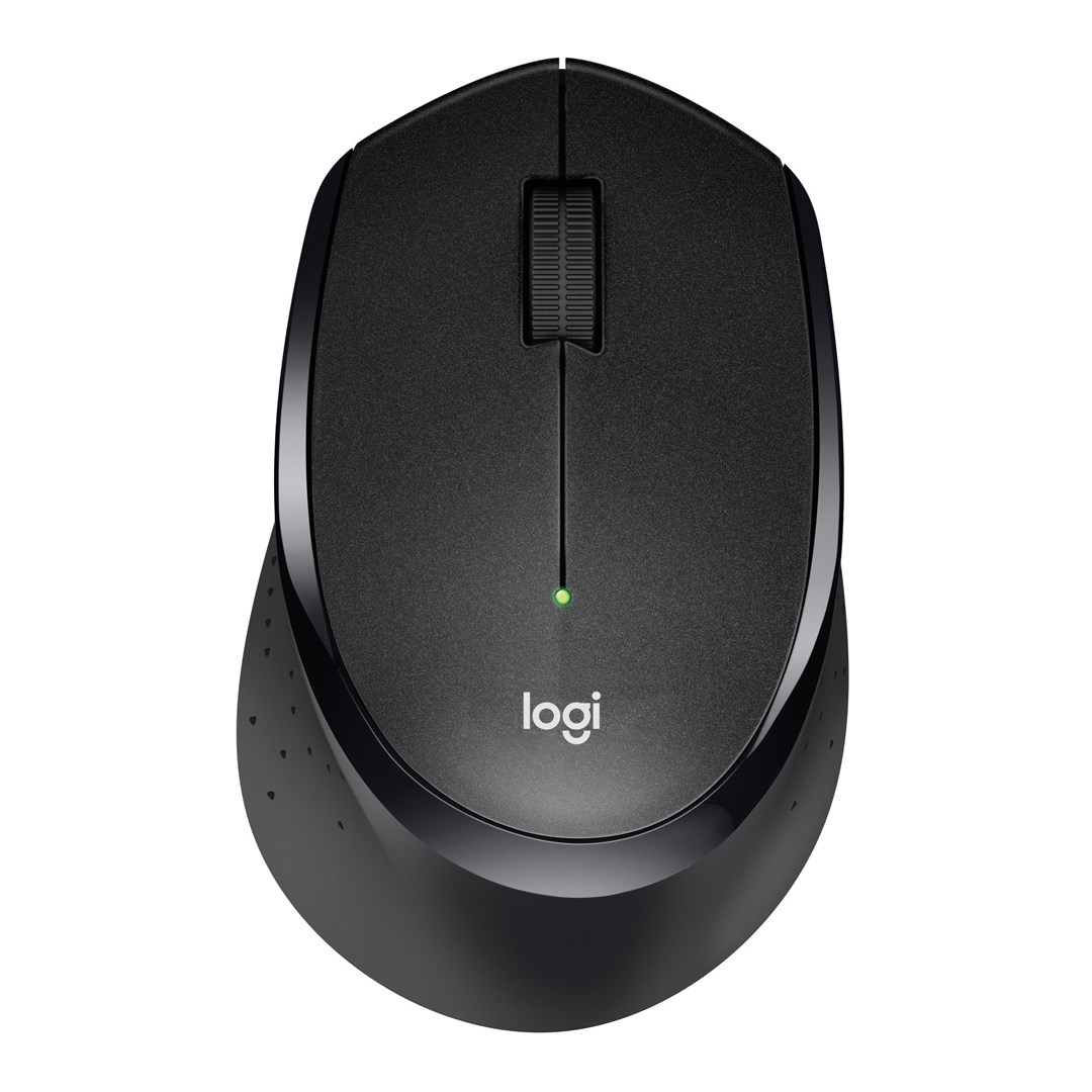 Miška Logitech M330 Silent Plus, črna