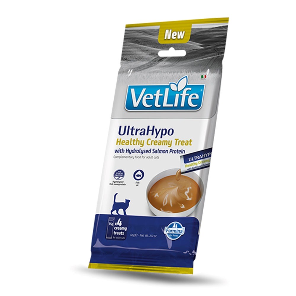 FARMINA Vet Life poslastica za mačke, losos, 4x15g