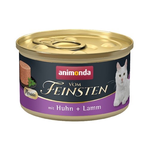 ANIMONDA Vom Feinsten Mousse Piščanec in jagnjetina - mokra hrana za mačke - 85g