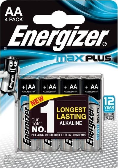 Energizer Max Plus AA LR6 baterije, 4 kom