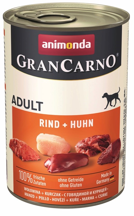 animonda GranCarno Original Govedina & Piščanec, 400 g - mokra hrana za pse