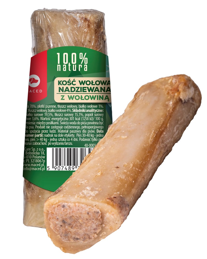 MDE Pasja priboljšek-kosti s govedino, 150g