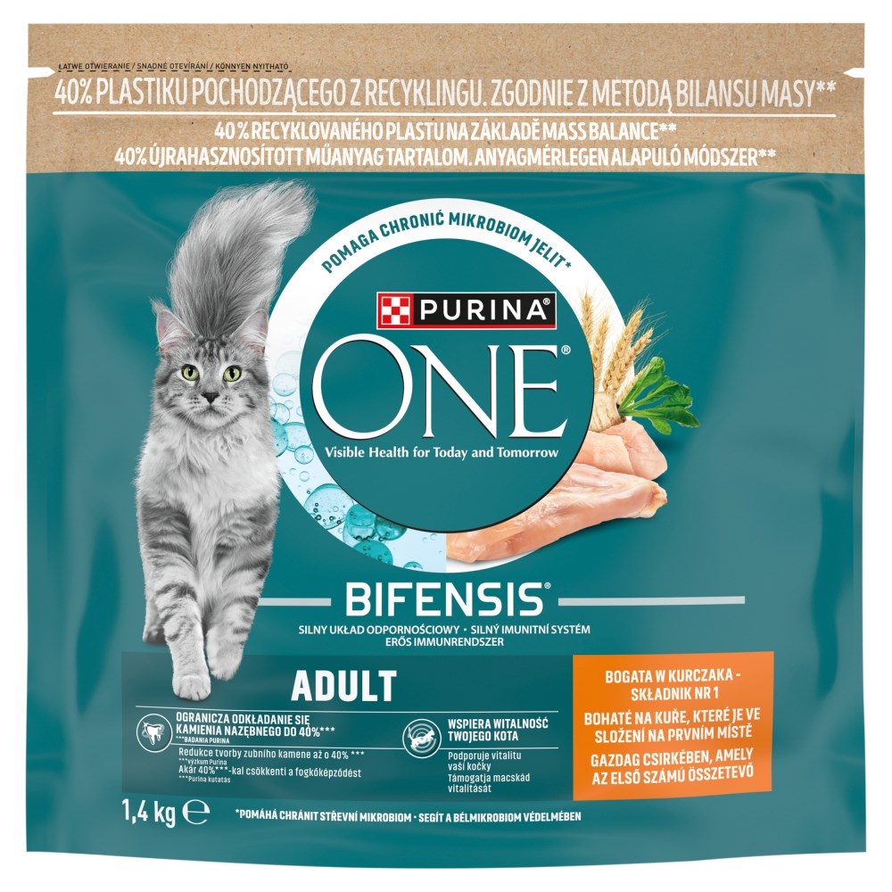 PURINA One Bifensis Adult hrana za mačke s piščancem, 1,4 kg