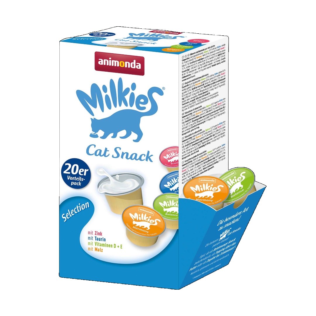 ANIMONDA Milkies Selection - Poslastica za mačke - 20x15g