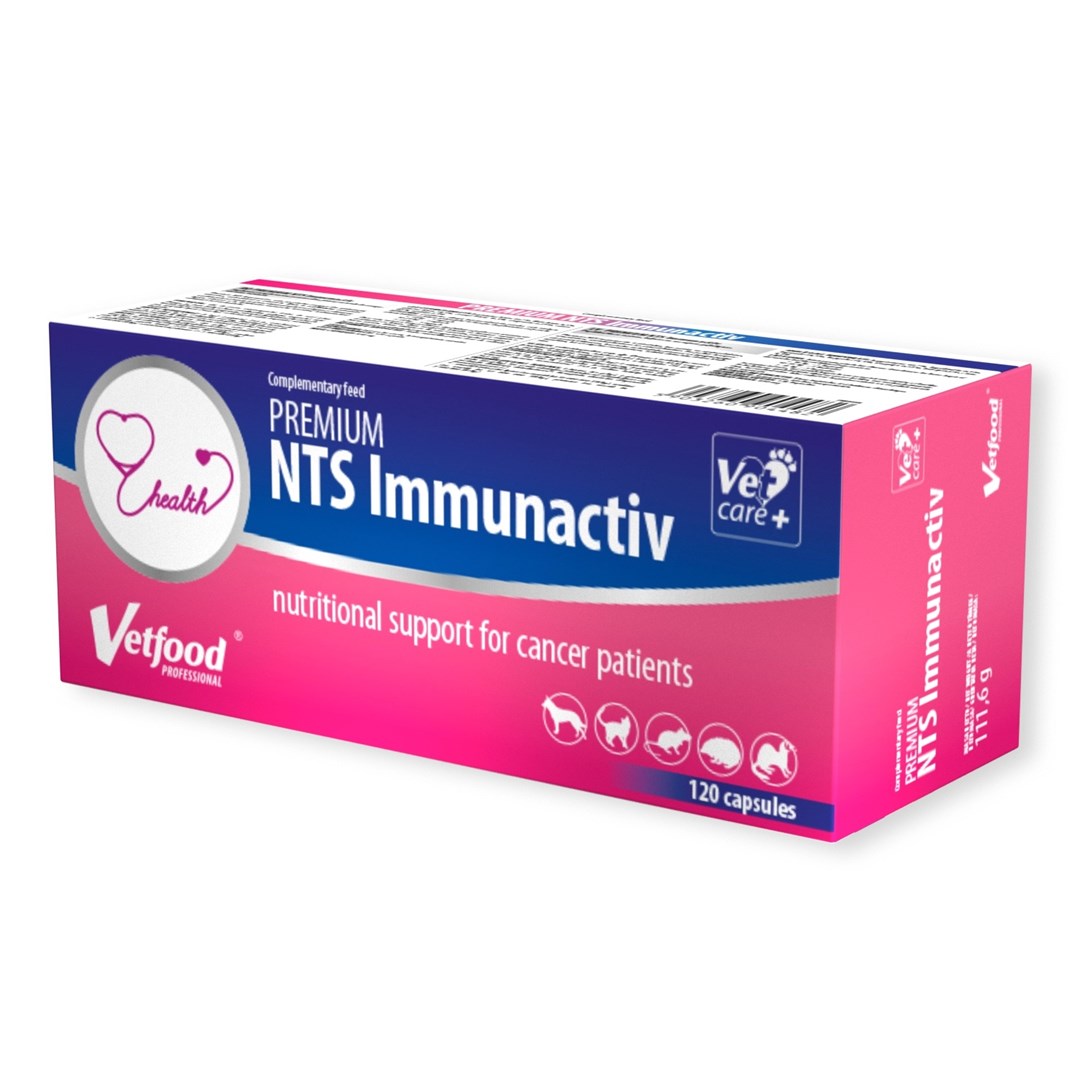 VETFOOD Premium NTS Immunactiv - prehransko dopolnilo za pse in mačke, 120 kosov