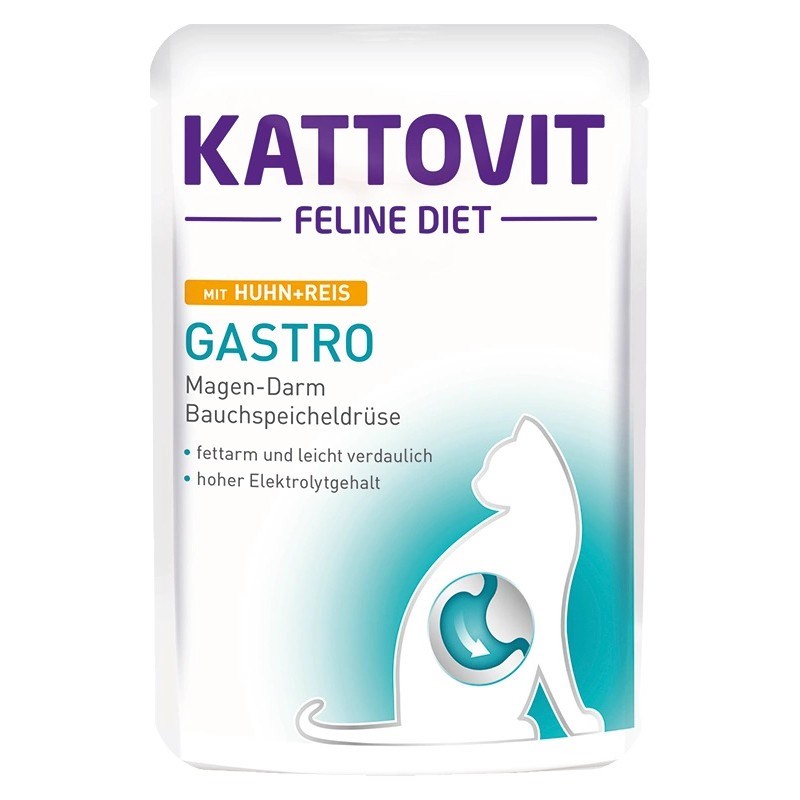 Kattovit Feline Diet Gastro Chicken mokra hrana za mačke, 85g