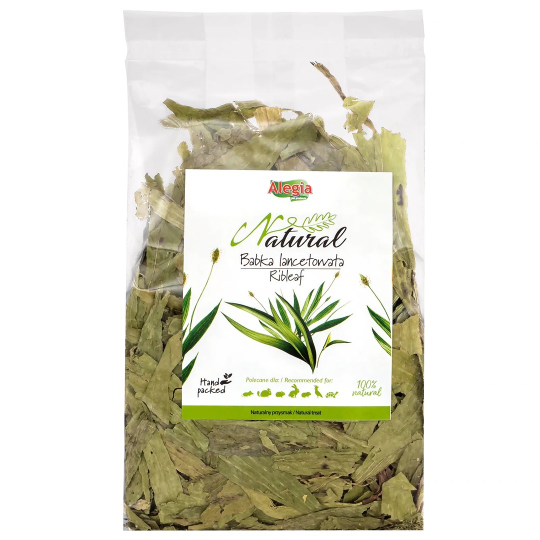 Alegia Ribleaf - priboljšek za glodavce in kunce, 100g