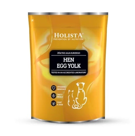 HOLISTA Vitalne kocke - naravni prašek iz rumenjaka za pse in mačke, 500g