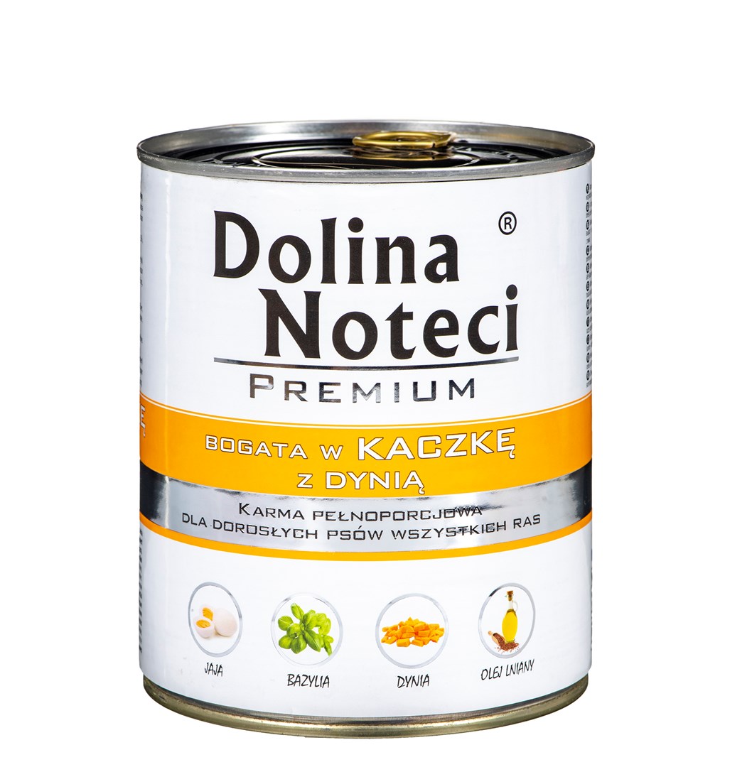 Dolina Noteci Premium Hrana za pse, račje meso z bučo, 800 g