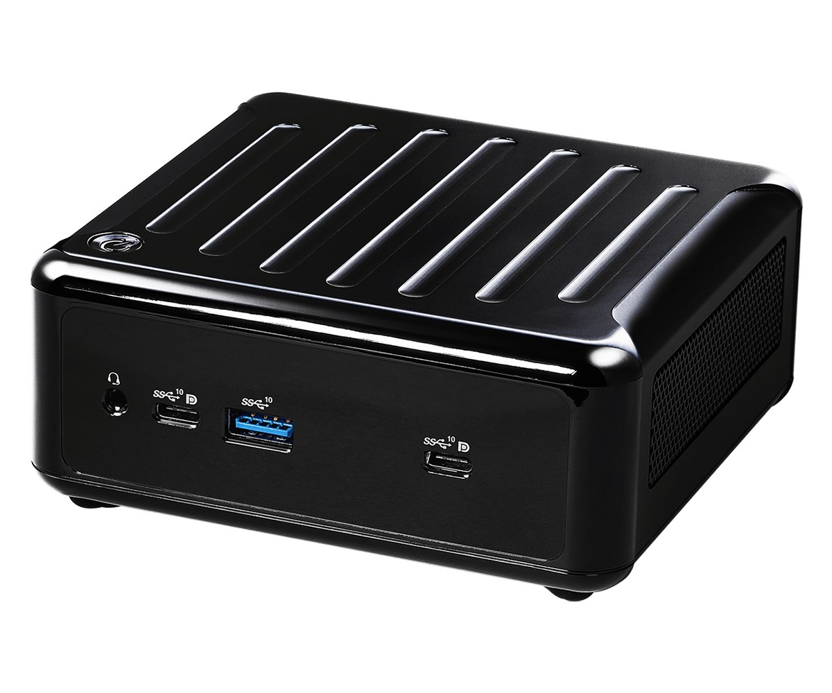Asrock NUC BOX-1165G7 PC (i7-1165G7, 4.7 GHz, 0.6L), črn