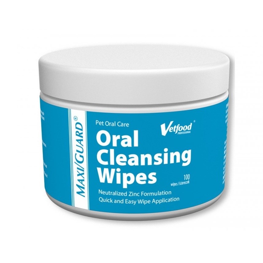VETFOOD Maxi/Guard® Oral Cleansing Wipes - pripravek za ustno higieno za pse in mačke