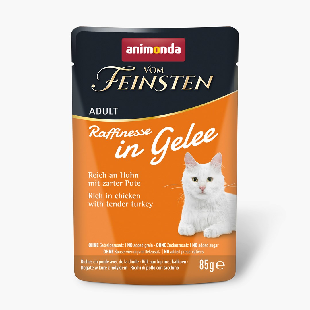 ANM Vom Feinsten mokra hrana za mačke, piščanec s puranom, 85g