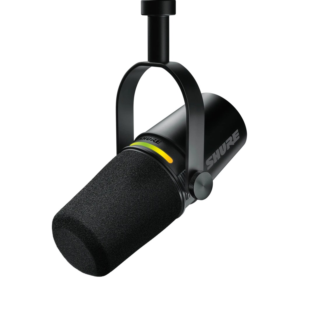 Shure MV7+-K-BNDL vokalni mikrofon, črn + stojalo