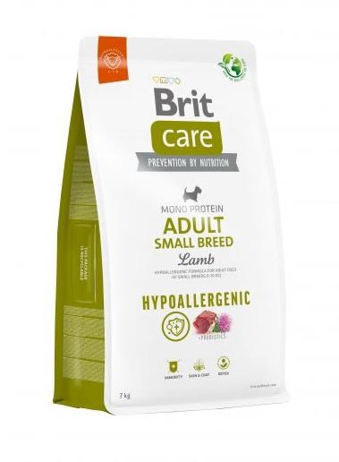 BRIT Care Hypoallergenic Adult Small Breed Lamb&Rice, pasja hrana, 7 kg