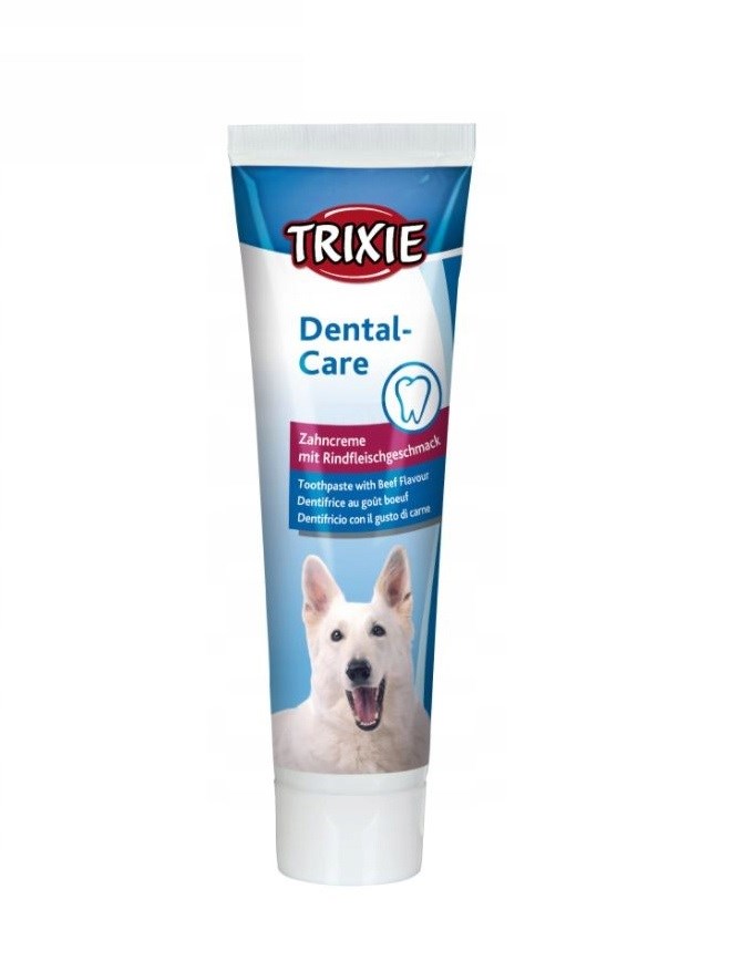 Trixie zobna pasta za pse - 100g, z okusom mesa
