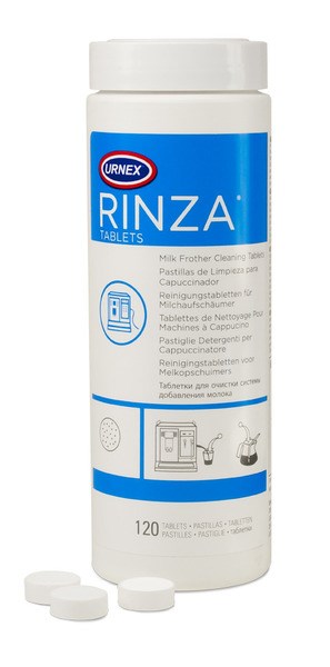 Urnex Rinza M61 tablete za čiščenje penilnika mleka, 120 kosov