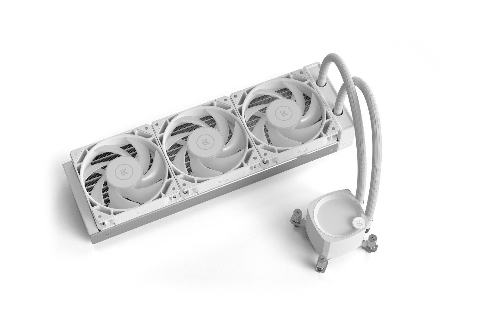 Komplet vodnega hlajenja EK Water Blocks EK-Nucleus AIO CR360 Lux D-RGB - bela