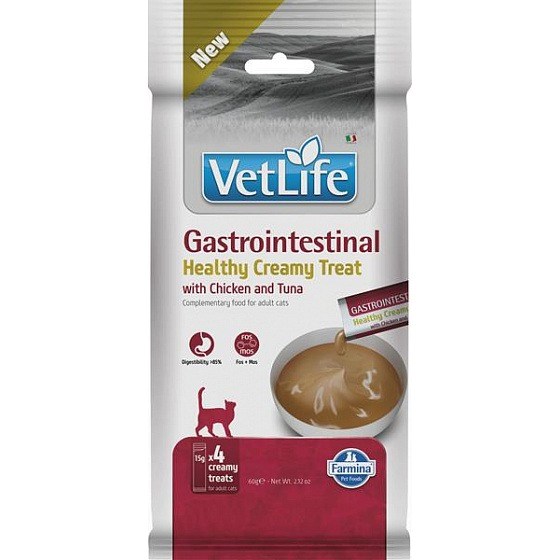 FARMINA Vet Life poslastica za mačke, piščanec in tuna, 4x15g