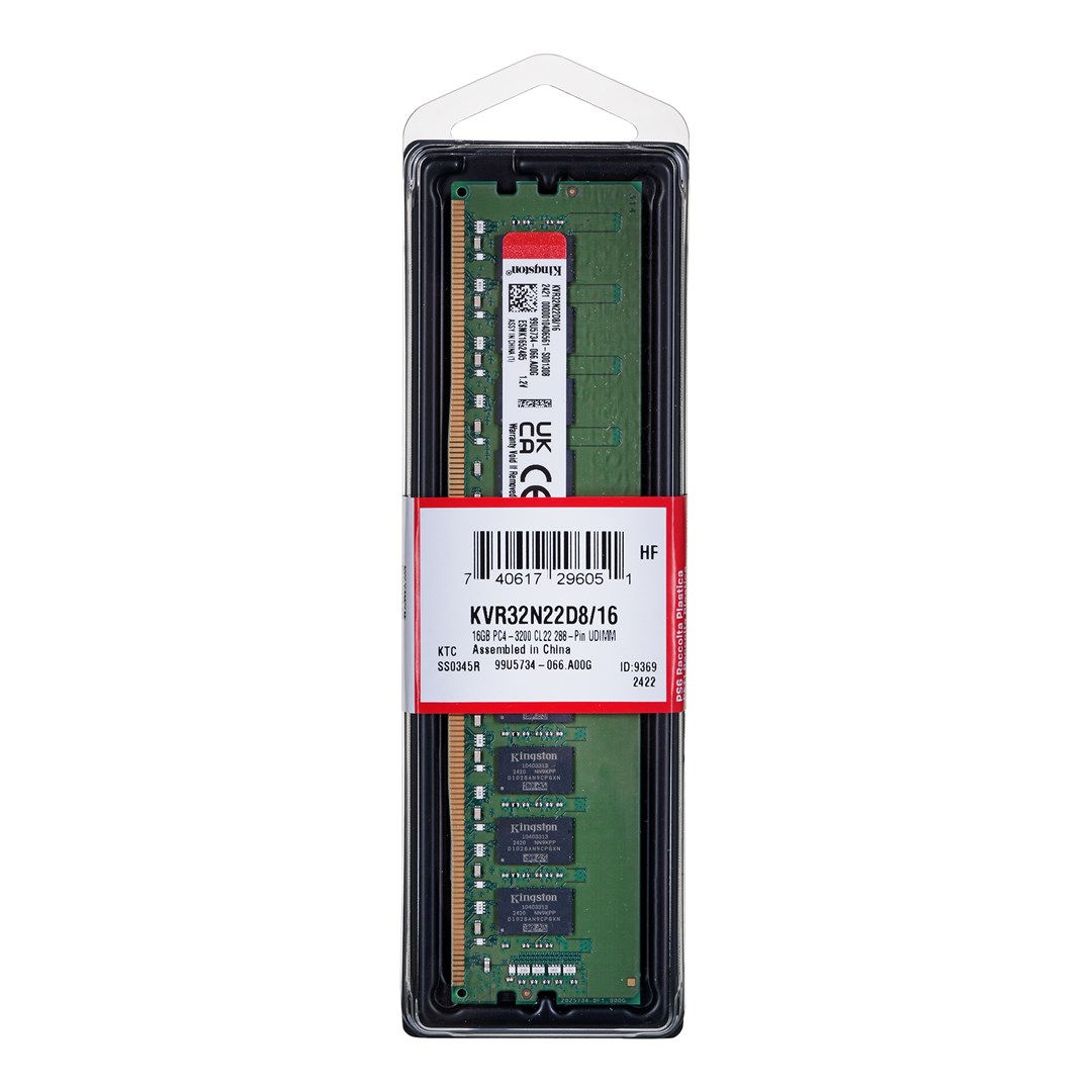 RAM modul Kingston ValueRAM DDR4 16 GB (1x16 GB) 3200 MHz