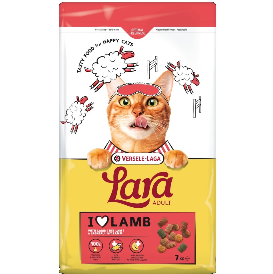 VERSELE-LAGA Lara Adult Lamb - suha hrana za mačke, 7 kg