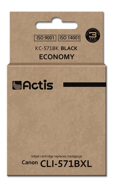 Acis nadomestna črnila (za Canon CLI-571BK, Standard, 12 ml)