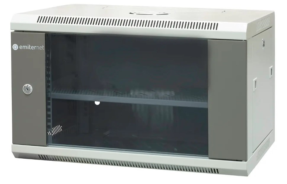 EMI EM/AP6406 Samostoječa omarica 19" 6U, 600x450x370mm, siva