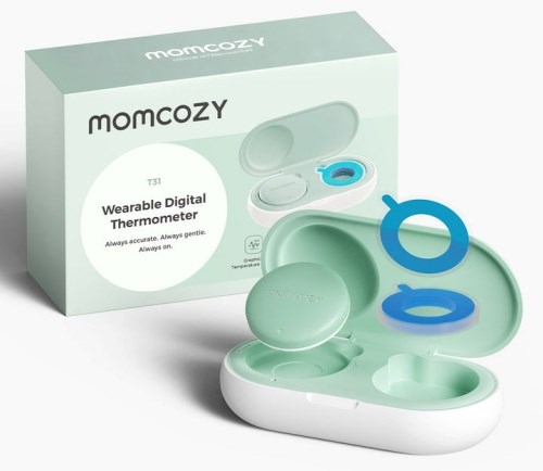 Momcozy T31 pametni otroški termometer, zelen