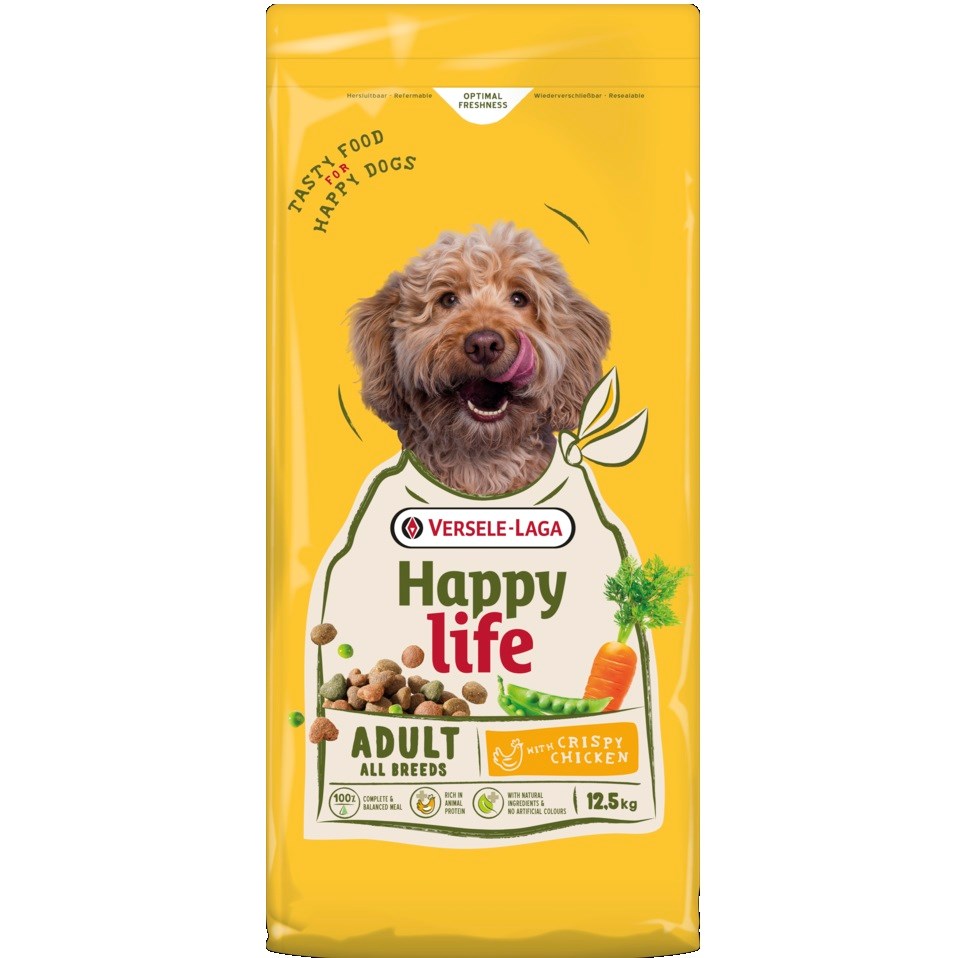 VERSELE-LAGA Happy life Chicken suha hrana za pse, 12,5kg