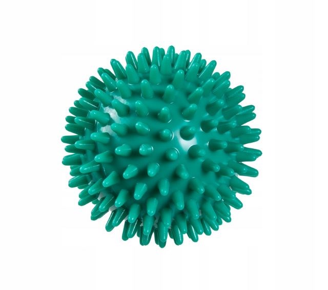 REHAFUND masažna žoga PILO-3008 s čepki, zelena, 8 cm