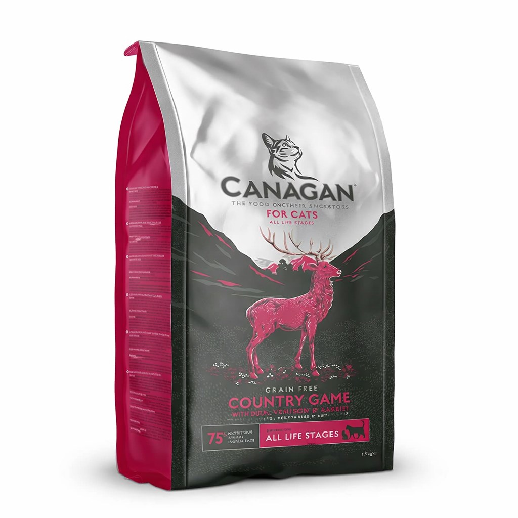 CANAGAN Country Game - suha hrana za mačke (puran, jelen, zajec) - 1.5 kg