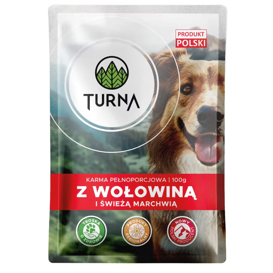 TUA TURNA s govedino - mokra hrana za pse - 100g
