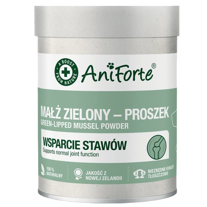 ANIFORTE Zelenoustna školjka - prehransko dopolnilo za pse in mačke, 100g
