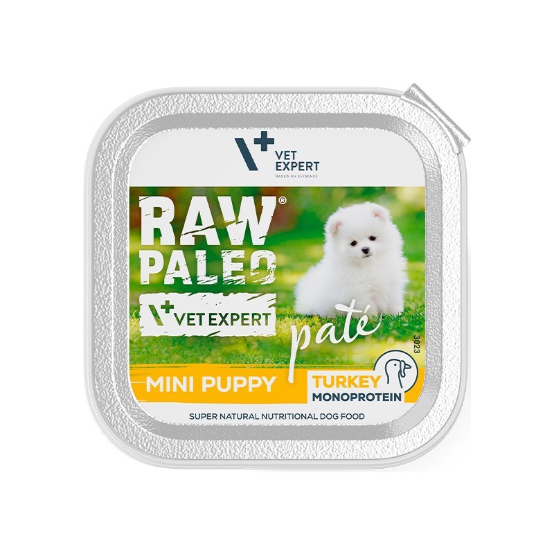 VETEXPERT Raw Paleo Mini Puppy Pašteta Piščanec - mokra hrana za mladiče - 150 g
