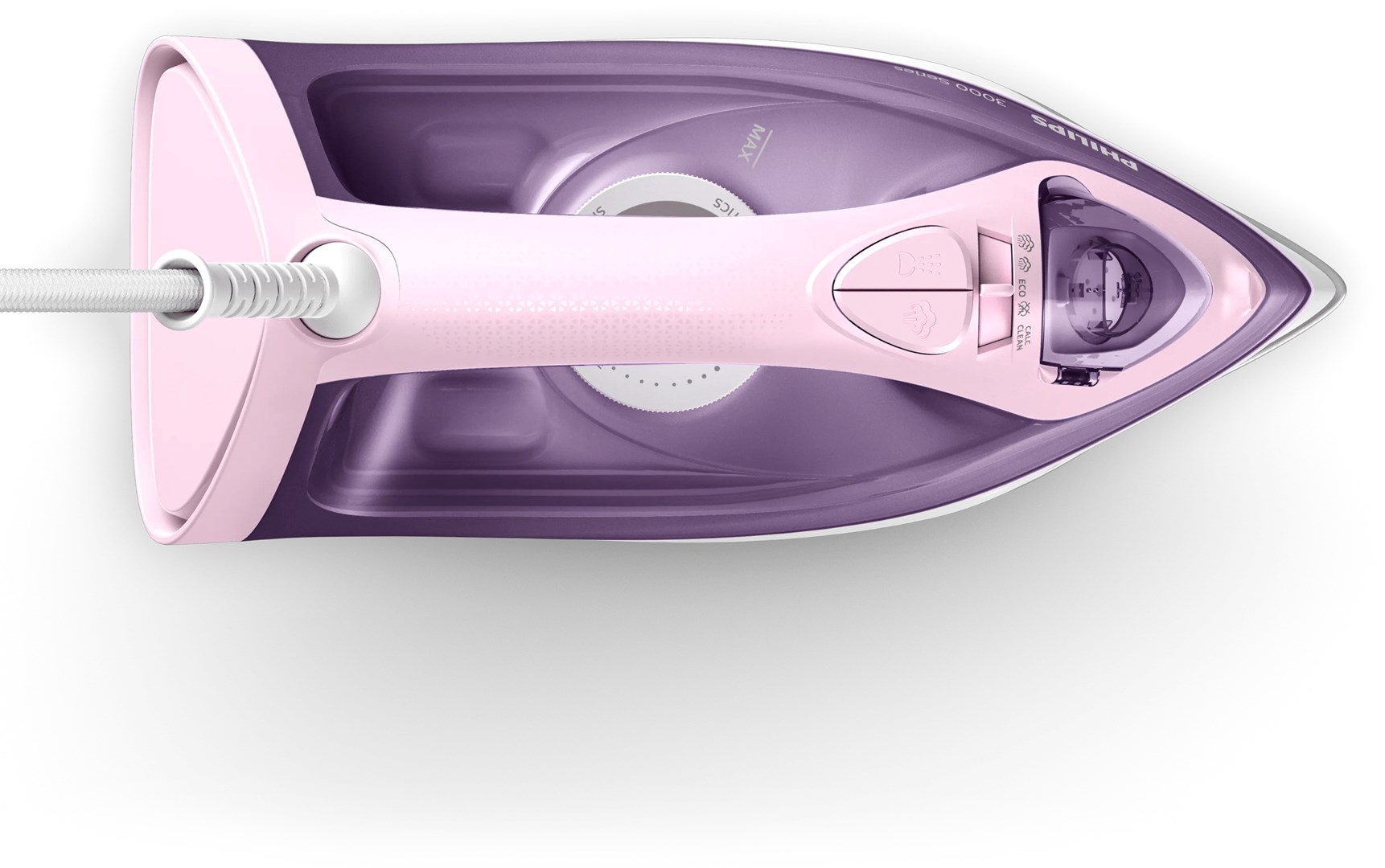 Philips 3000 series DST3020/30 Parna likalnik, Keramično likalna plošča, 2200 W, Roza/Vijolična