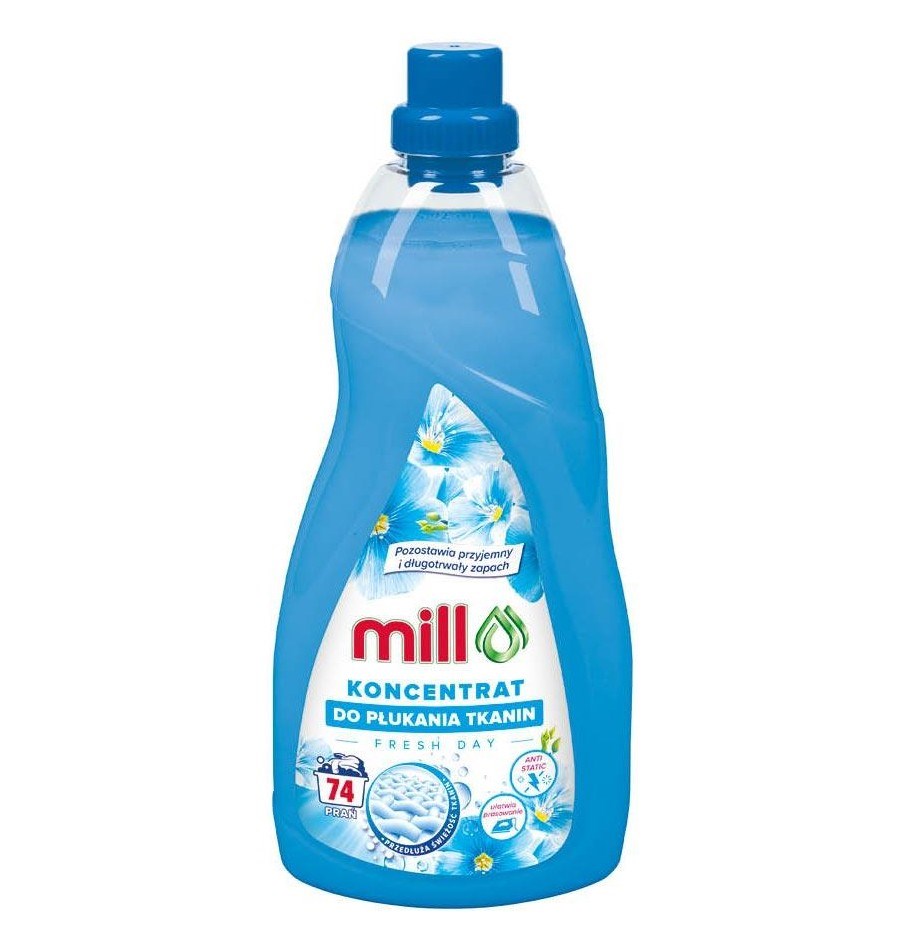 MILL Fresh Day koncentrat za mehčanje, 2 l (74 pranj)