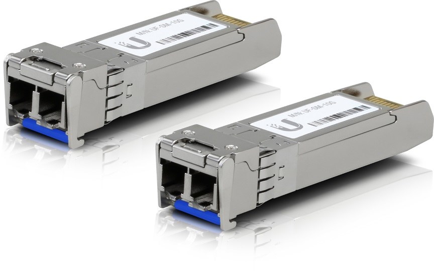 Ubiquiti UACC-OM-SM-10G-D-2 omrežni oddajnik-sprejemnik SFP+, 10 Gbit/s, 1310 nm, 10 km
